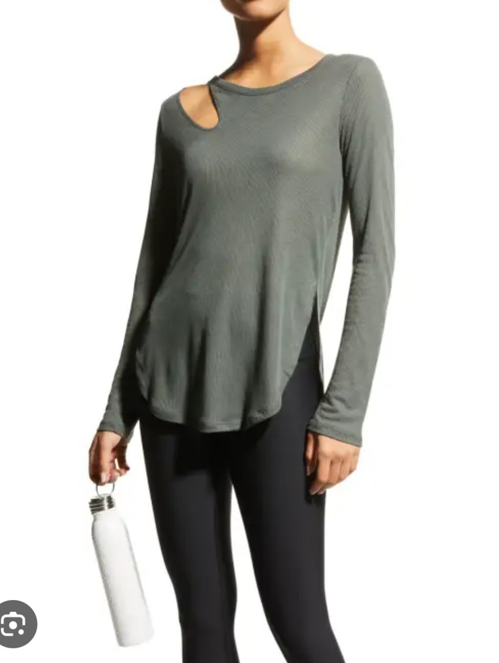 ALO Yoga - Peak Ribbed Long Sleeve Top